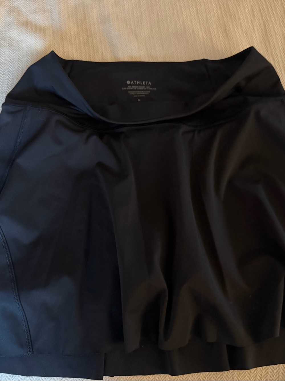 Athleta Black Athletic Skort
